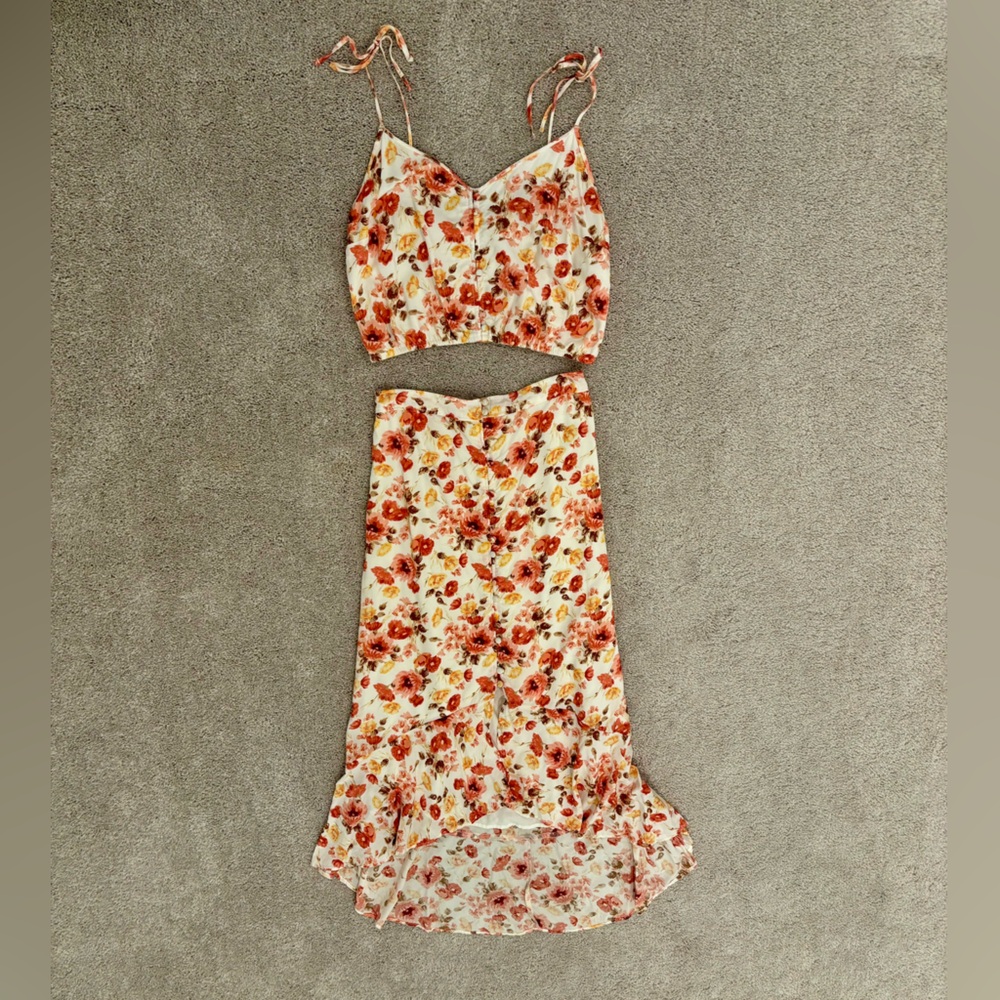 Abercrombie & Fitch Floral Skirt Set